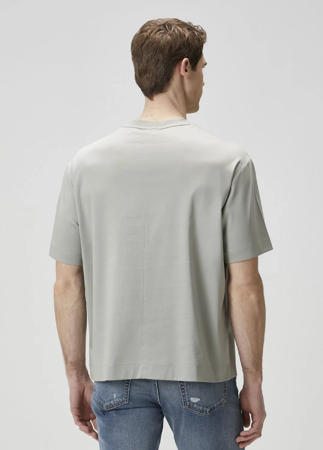 Футболка Relaxed Premium Calvin Klein, khaki — фото 4