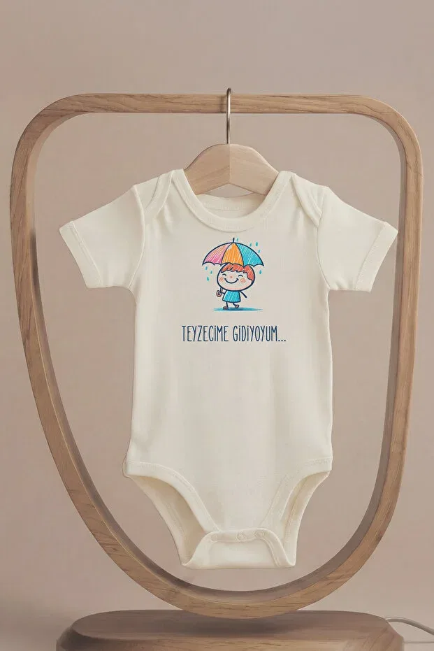 Детское боди для девочек с принтом I'm Going To See My Auntie Liljoy, Teyzecim