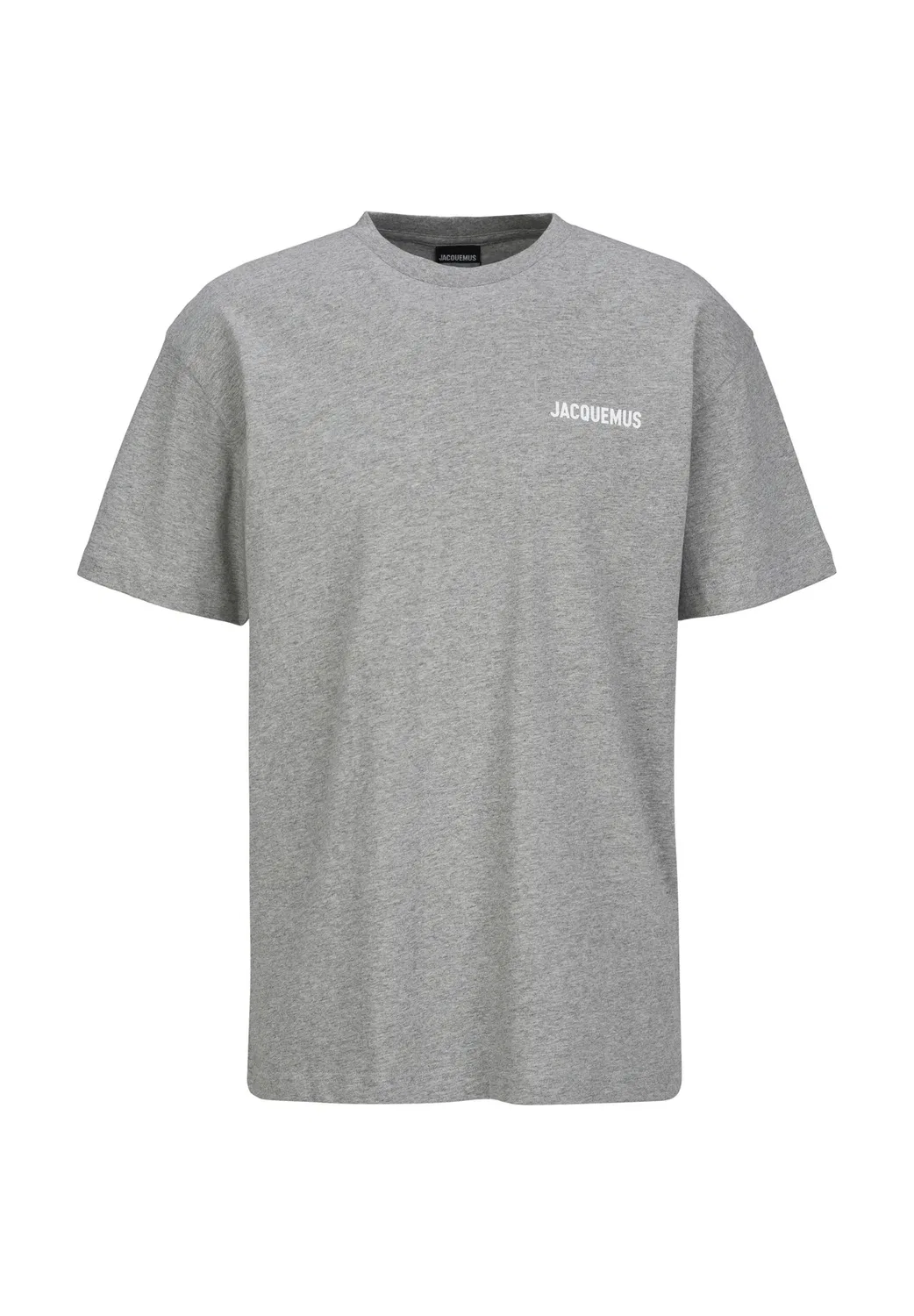 Нашивка с логотипом на футболке - базовая футболка Jacquemus, Grey