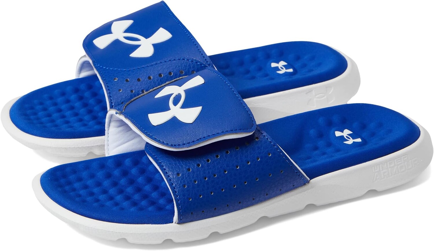 

Сандалии Ignite 7 Slide Under Armour, цвет Royal/White/White