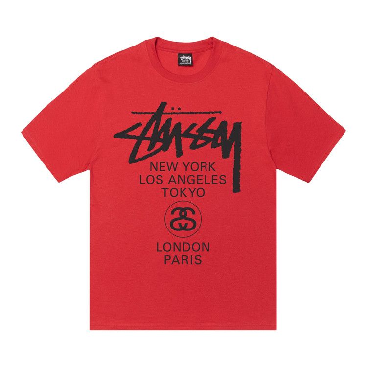 

Футболка Stussy World Tour Tee, Cayenne