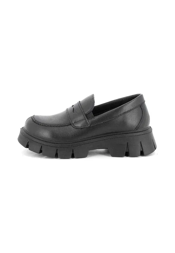 Мокасины кожаные Scarpa var, Primigi, Mottled Black, черный