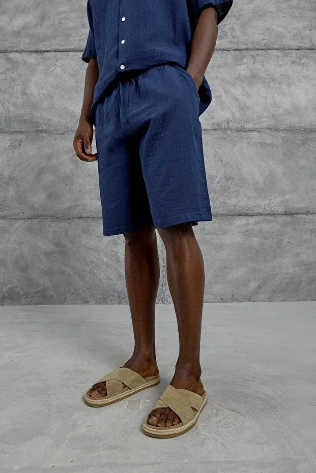 Детские шорты для мальчиков хлопковые Nomarc, Navy Blue
