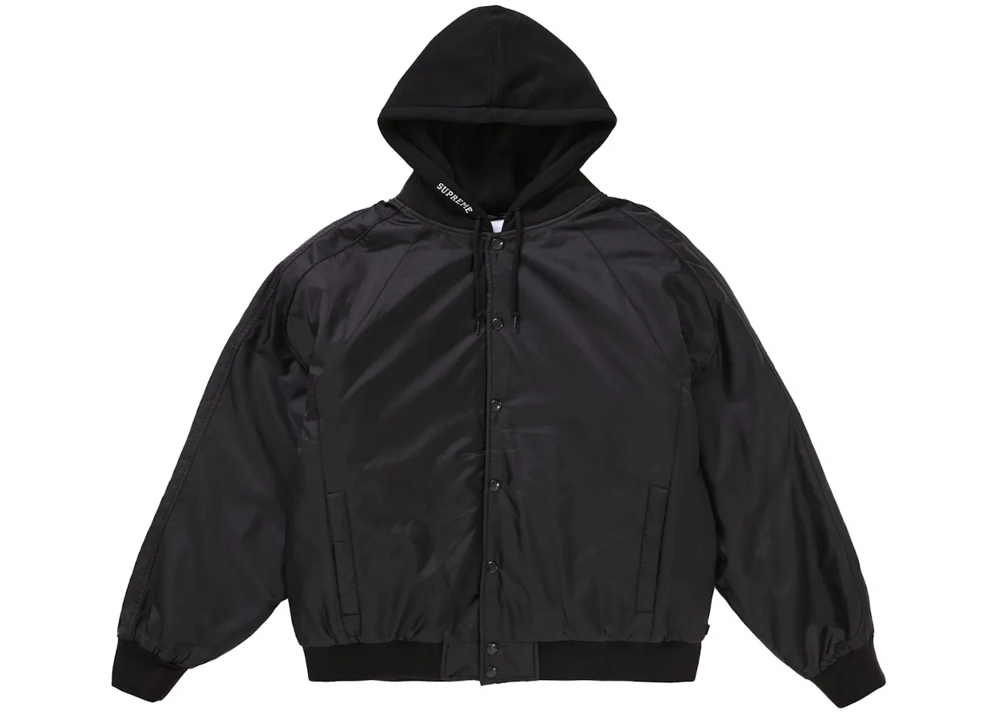 Мужская куртка с капюшоном Supreme Jacket, Black — фото 3