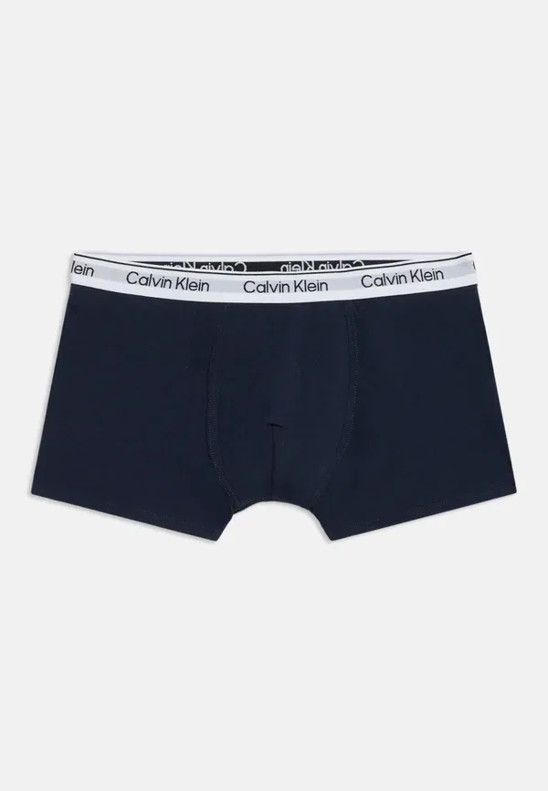 Комплект из 3 боксерских трусов Calvin Klein Underwear, синий/оранжевый — фото 3
