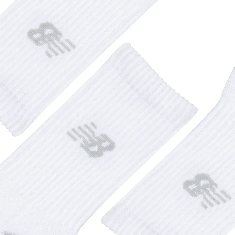 Детские носки для девочек с технологией NB DRY Active Short Socks New balance, White — фото 4