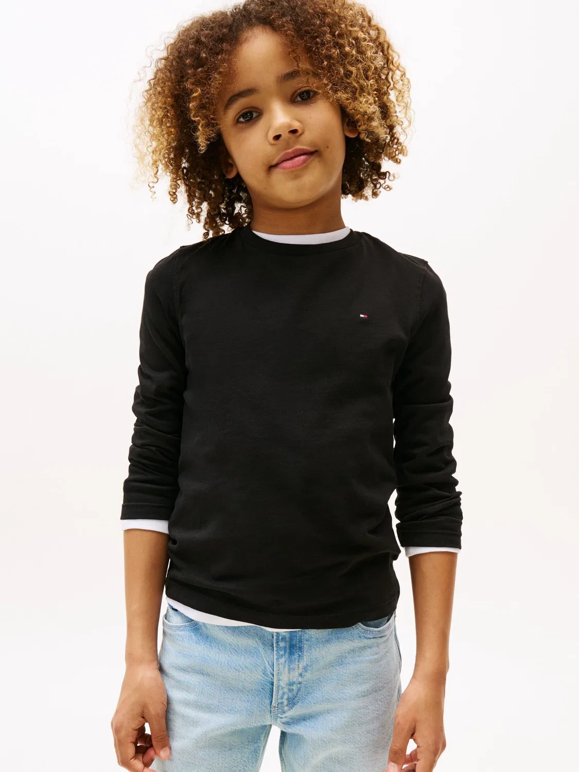 Футболка с длинным рукавом Tommy Hilfiger Core, черный