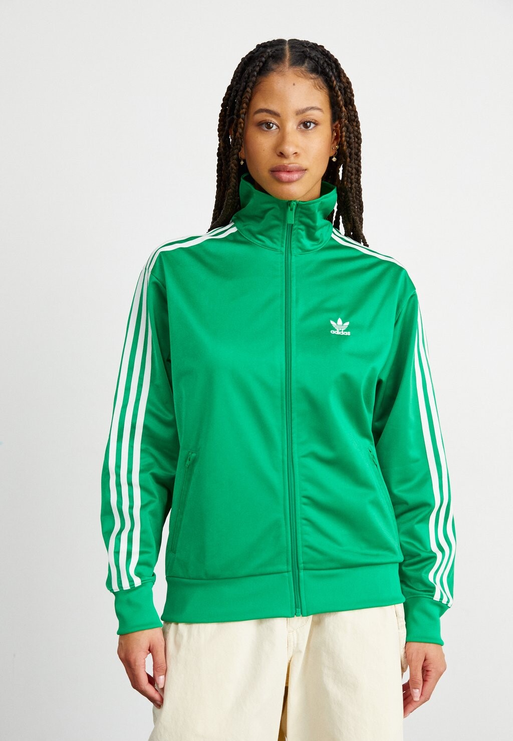 

Олимпийка Adidas Originals Classics Firebird Loose, зеленый (размер XL)