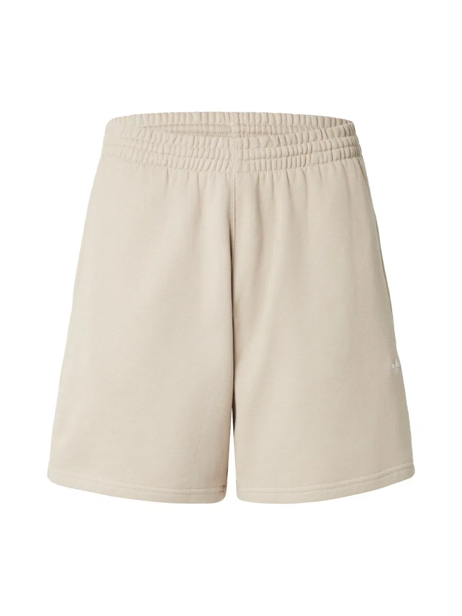 Шорты ADIDAS ORIGINALS Regular Pants 'Trefoil Essentials' бежевого цвета