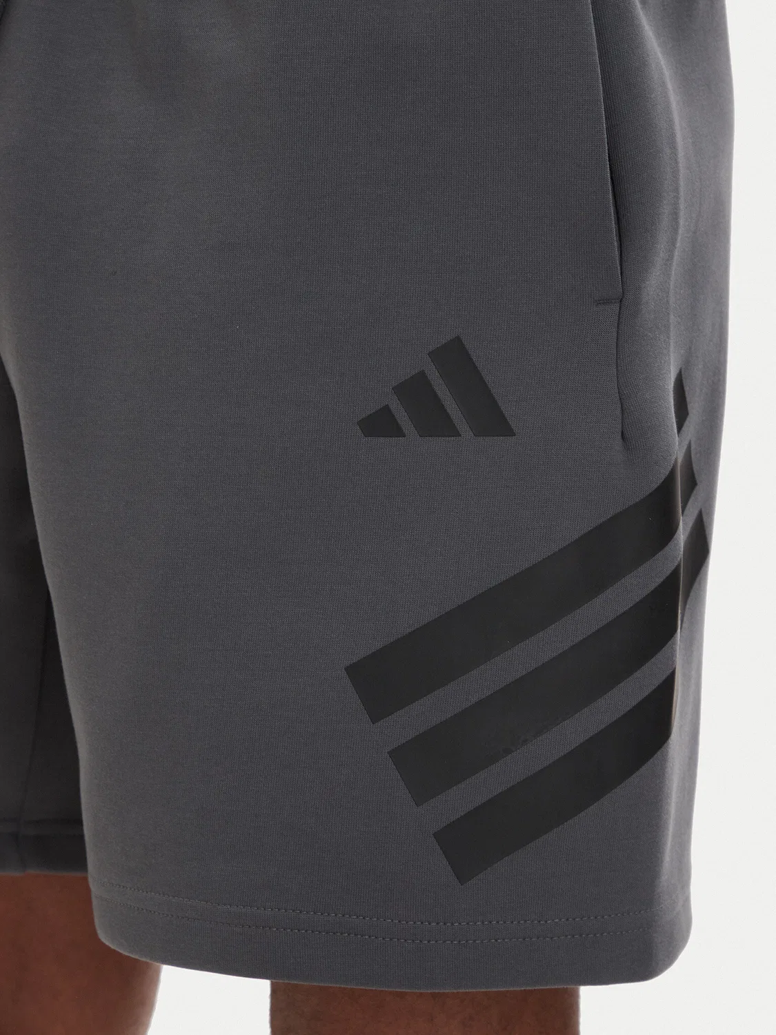 Мужские спортивные шорты стандартного кроя Future Icons Adidas, серый — фото 4