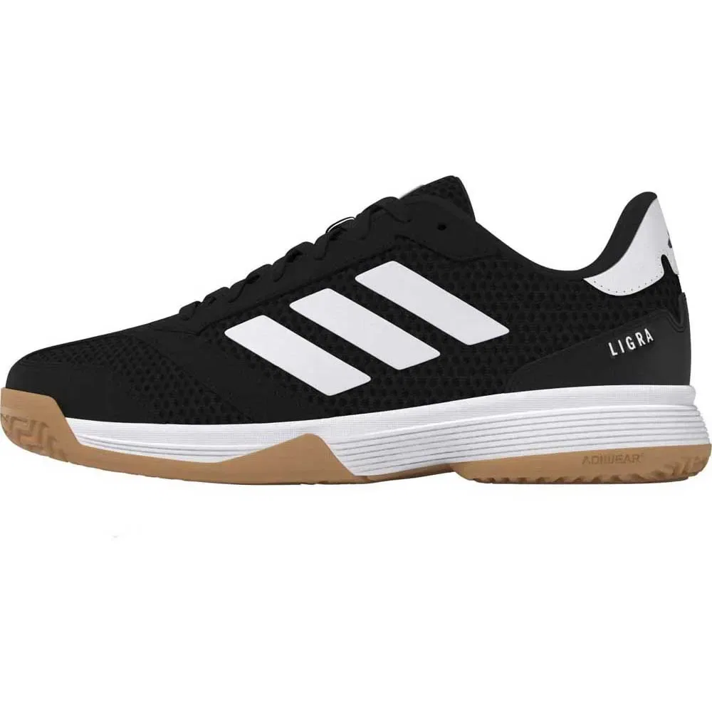 Детские кроссовки для девочек с немаркой подошвой Ligra 8 Adidas, Black