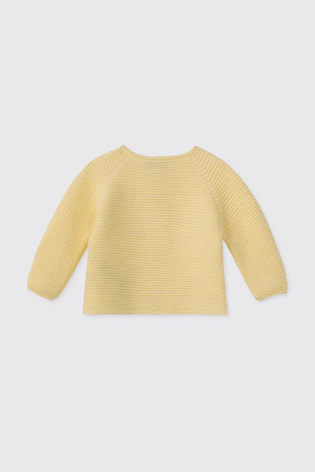 Детский кардиган для новорожденных с принтом Paz Rodriguez Yellow, Panço, 1279 — фото 2