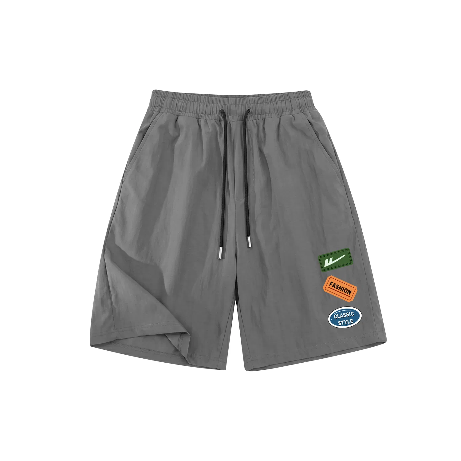 Детские шорты повседневные Ice Silk Fabric Medium Gray WARRIOR