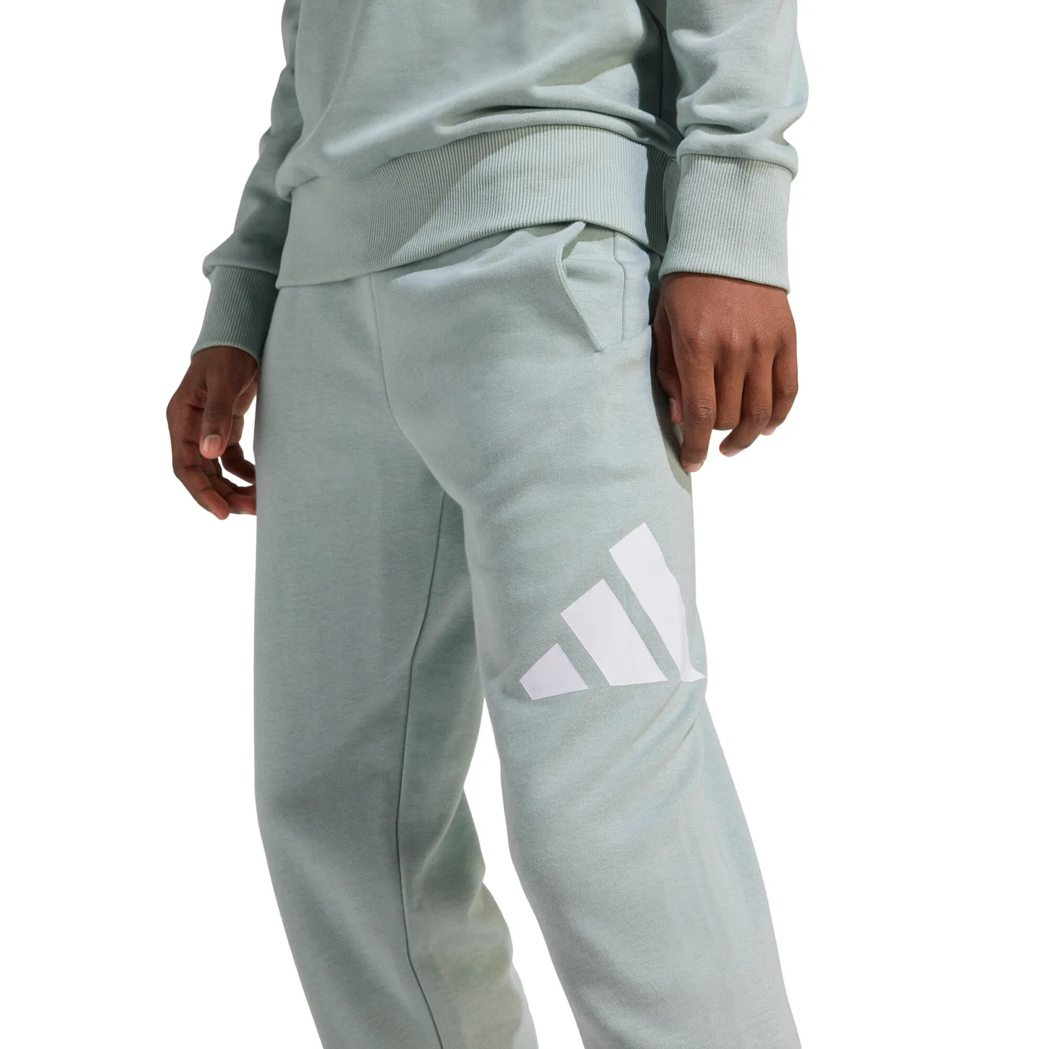 Детский спортивный костюм с принтом J BL FL JOG 280 Adidas, Hellblau Weiss Pastellblau — фото 2