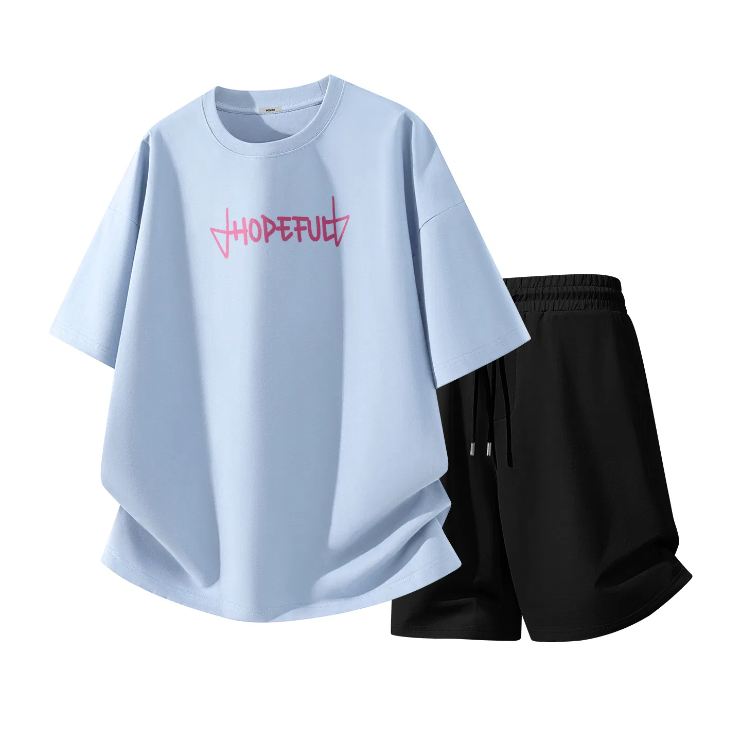 Комплект спортивной одежды Детский с принтом MINISO, Dark Gray — фото 3