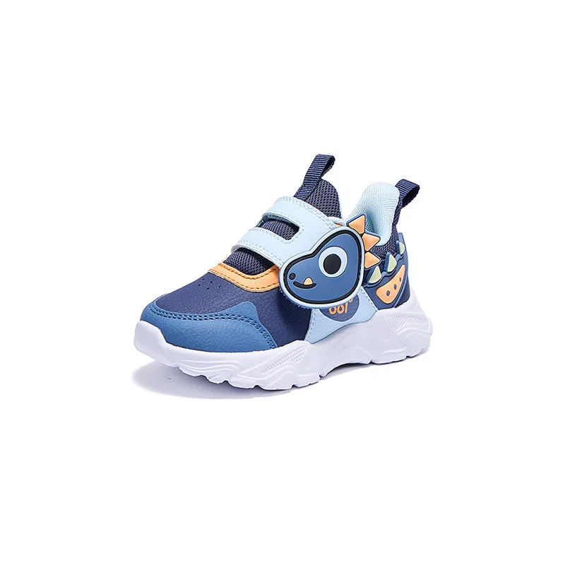 Детские кроссовки для мальчиков с защитой от скольжения 361°KIDS, Light Prussian Blue/Eternal Blue/Milkshake Orange — фото 4