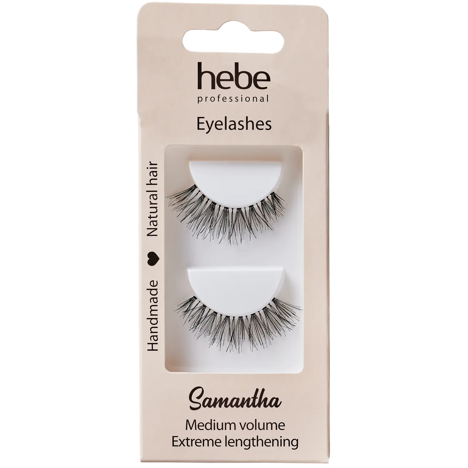 

Hebe Professional Samantha многоразовые натуральные ресницы, 1 упаковка