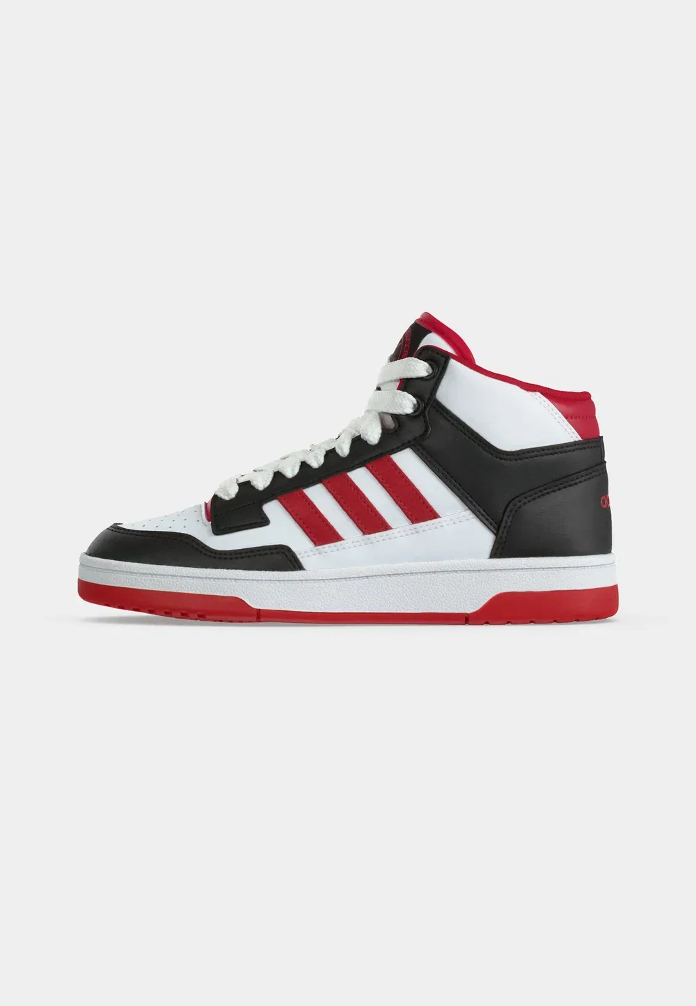 Кроссовки Rapid Court Mid унисекс для тренировок Adidas Performance, Core Black/Team Power Red 2/Footwear White — фото 2