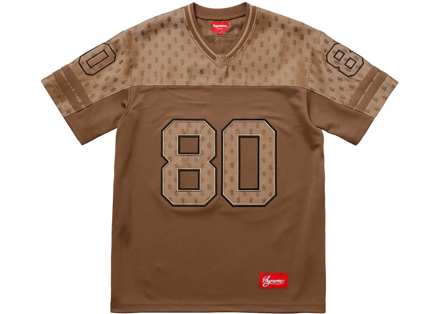 Мужская футболка с принтом Jersey Supreme, Brown