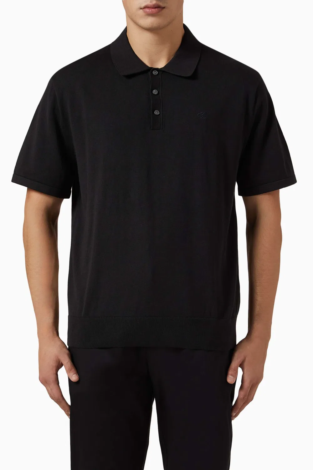 Футболка поло из хлопка Supima Cotton Calvin Klein