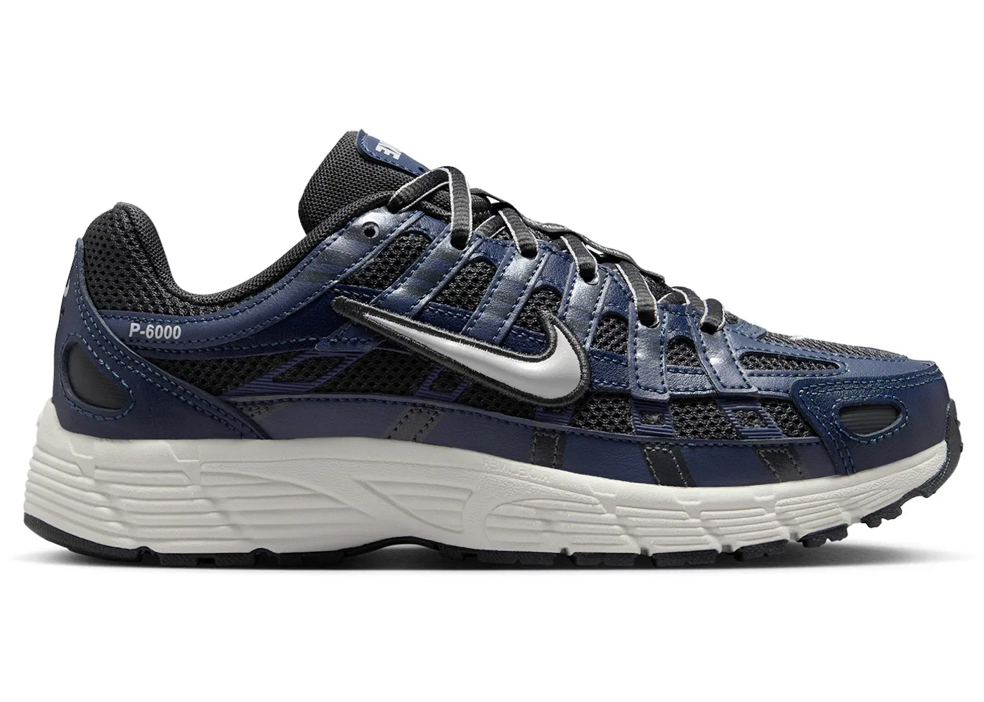 Детские кроссовки Lifestyle Nike P-6000 Nike, Thunder Blue Anthracite Sail Vast Grey