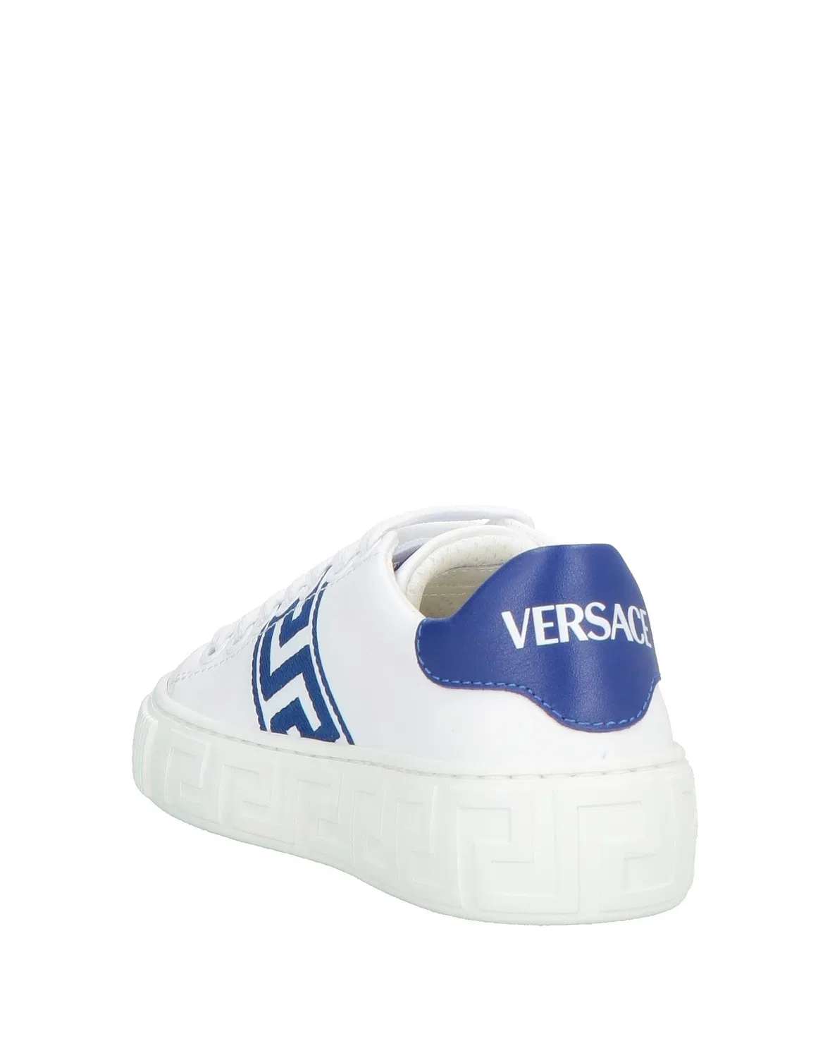 Детские кроссовки для девочек кожаные Versace Young, белый — фото 3