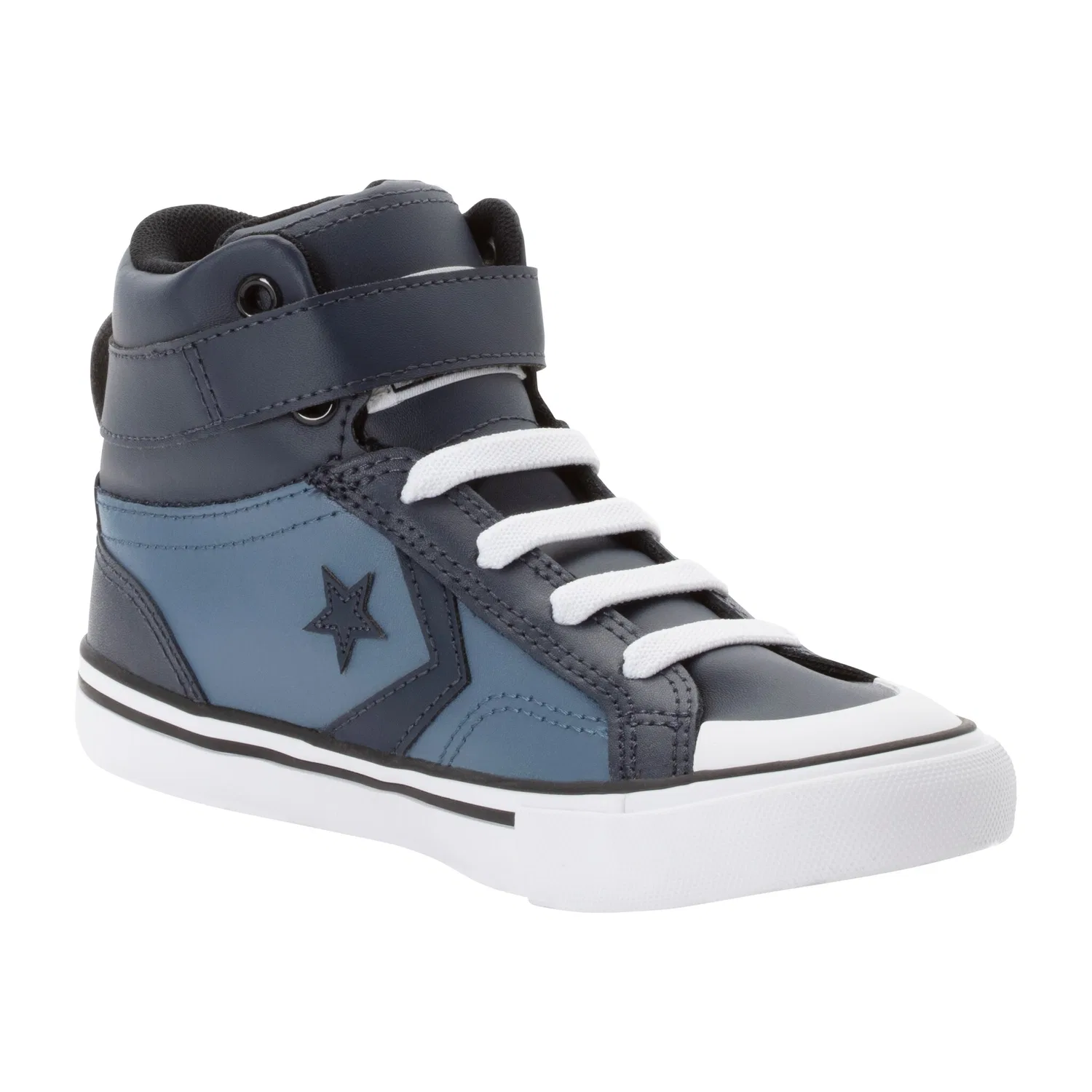 Детские кеды с липучкой и шнуровкой Converse, Midnight Pass/Lakeside Blue