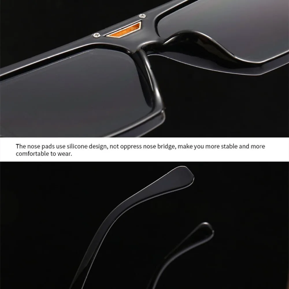 

Солнцезащитные очки MUTYNE в ретро-стиле с крупной оправой, мужские и женские, роскошные, модные, увеличенного размера, с защитой от УФ-излучения UV400, Leo Tea