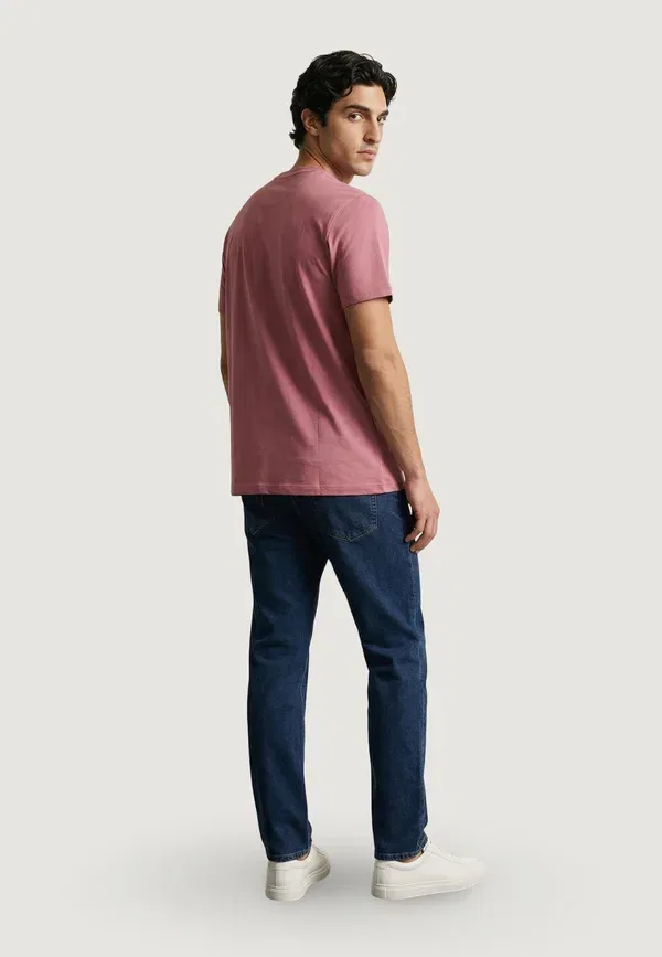 Футболка хлопковая Basic T-shirt U.S. Polo Assn., Violet, фиолетовый — фото 4