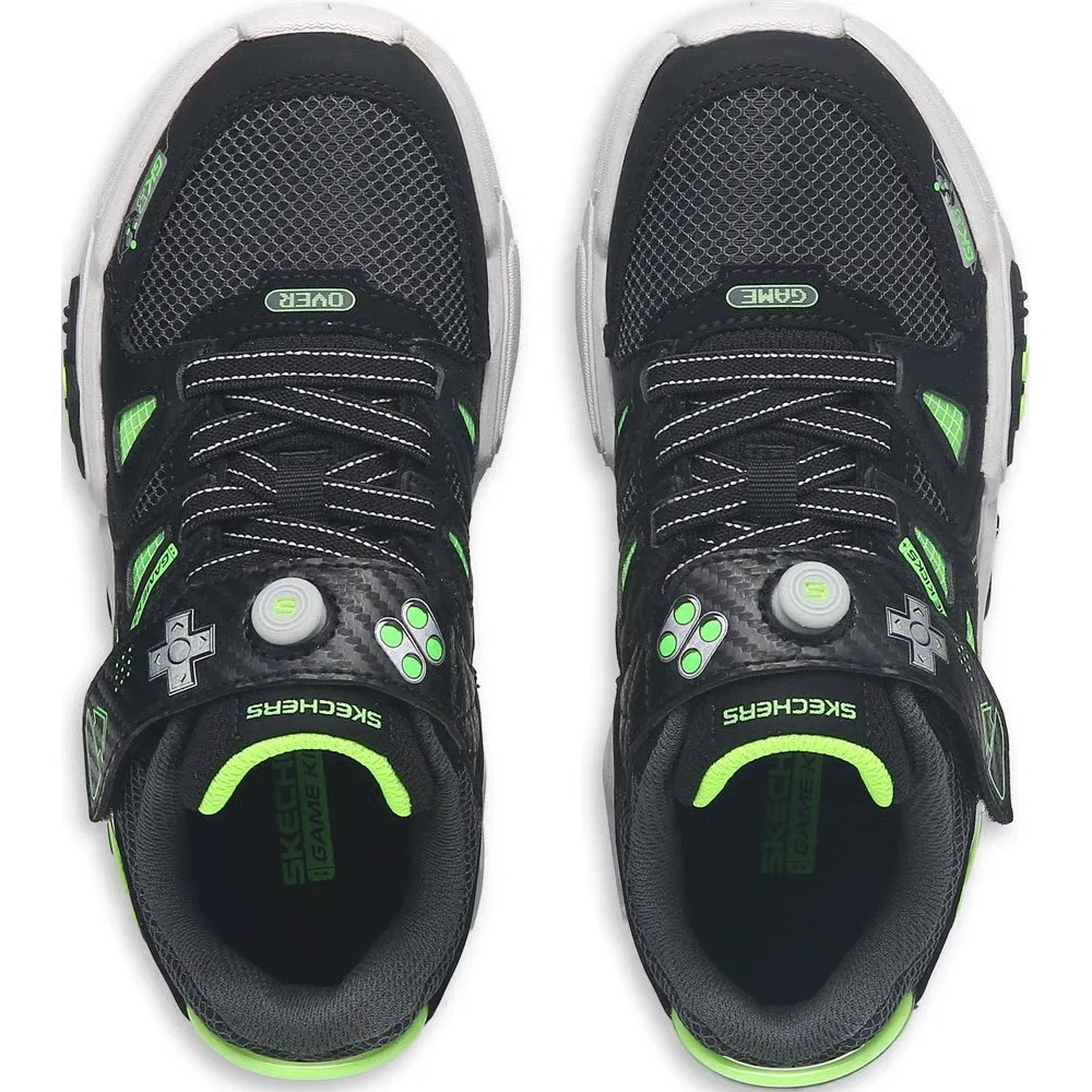 Детские кроссовки Gametronix Skechers, Black/Lime — фото 4