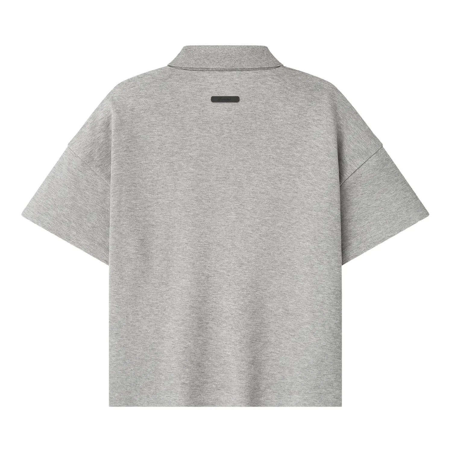 Классическая поло-рубашка Fear of God Essentials Pique Signature Classic Polo, серый — фото 2