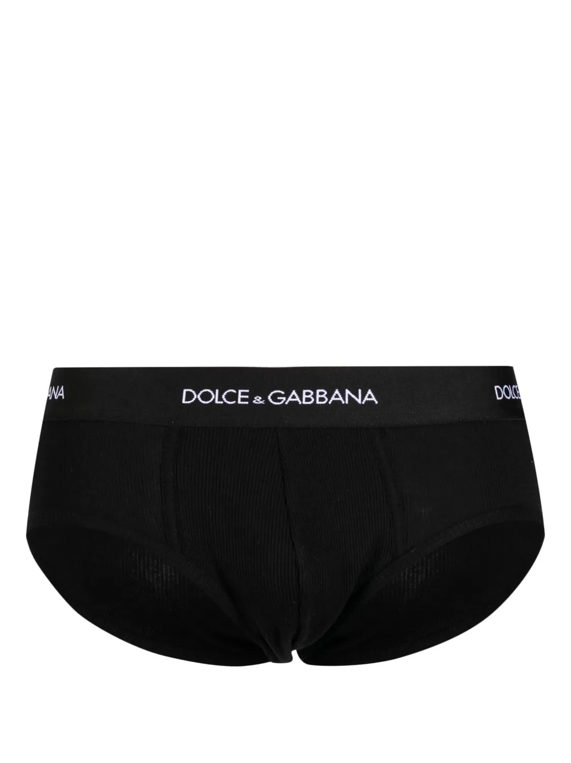 Брифы с логотипом на резинке Dolce & Gabbana, черный