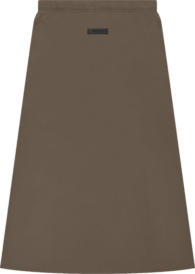 

Юбка Fear of God Essentials Jersey Long Skirt 'Wood', коричневый