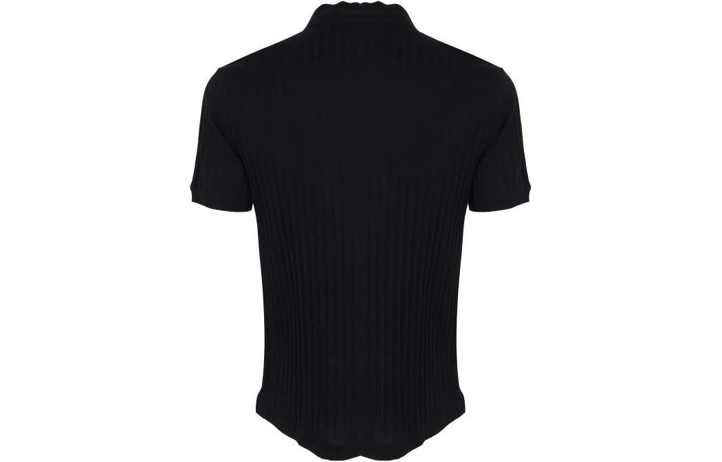 Поло-рубашка с воротником, прямая посадка Emporio Armani, Marine Blue — фото 3