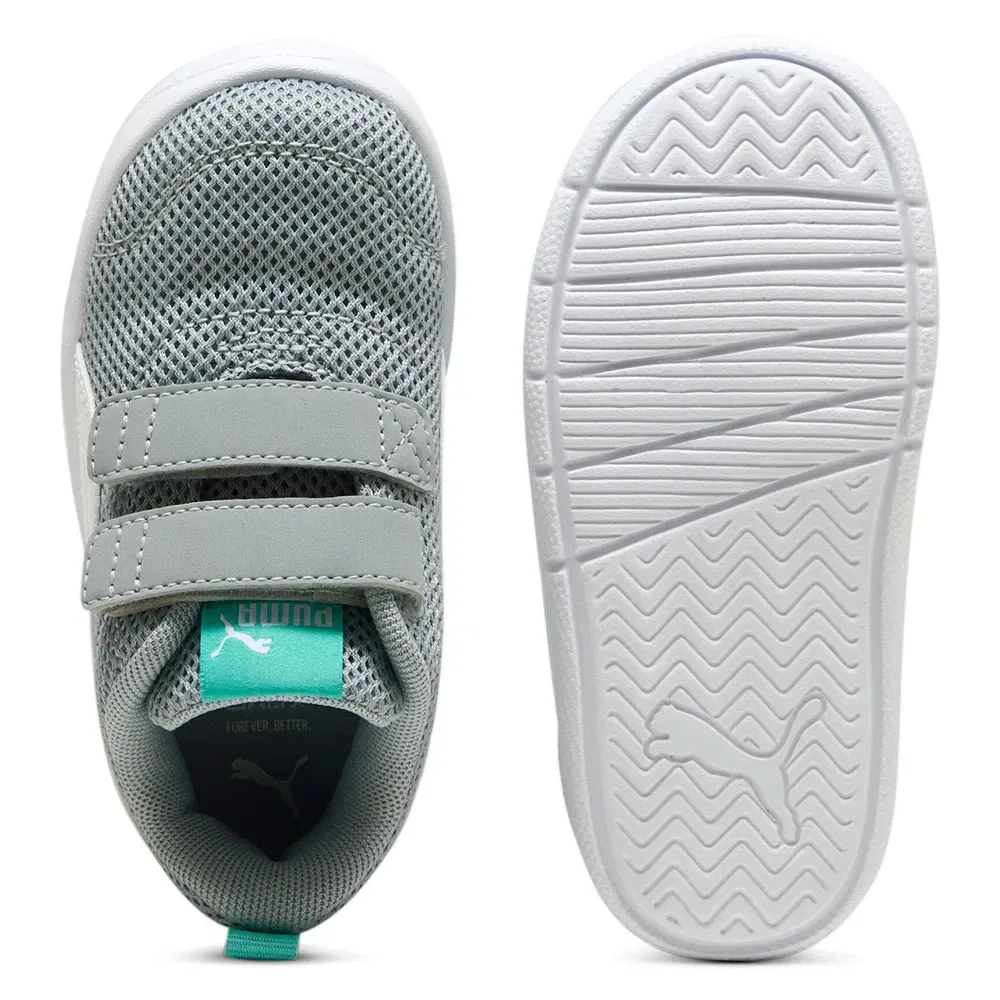 Кроссовки slip-on Puma Courtflex V3 Mesh, серый — фото 2