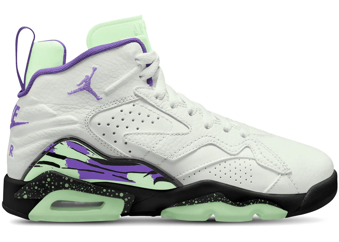 Детские кроссовки с принтом Jordan MVP Jordan, Summit White/Black/Raspberry