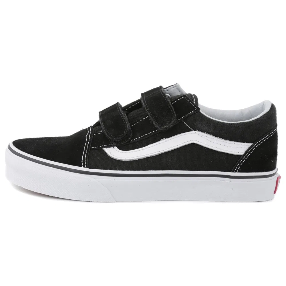 Детские кроссовки для девочек на липучках Old Skool V Vans