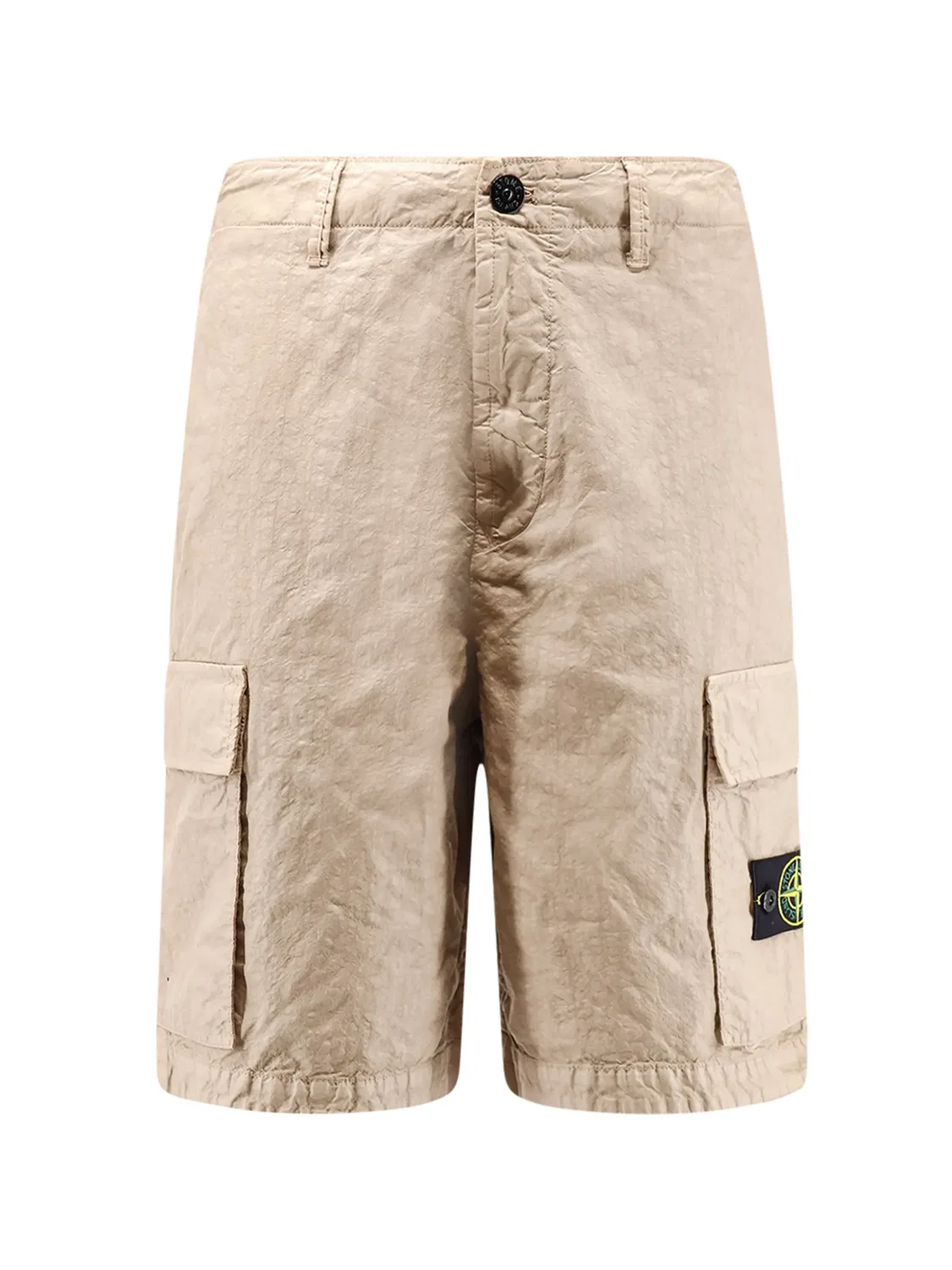 Шорты-карго с логотипом Stone Island, нейтральный