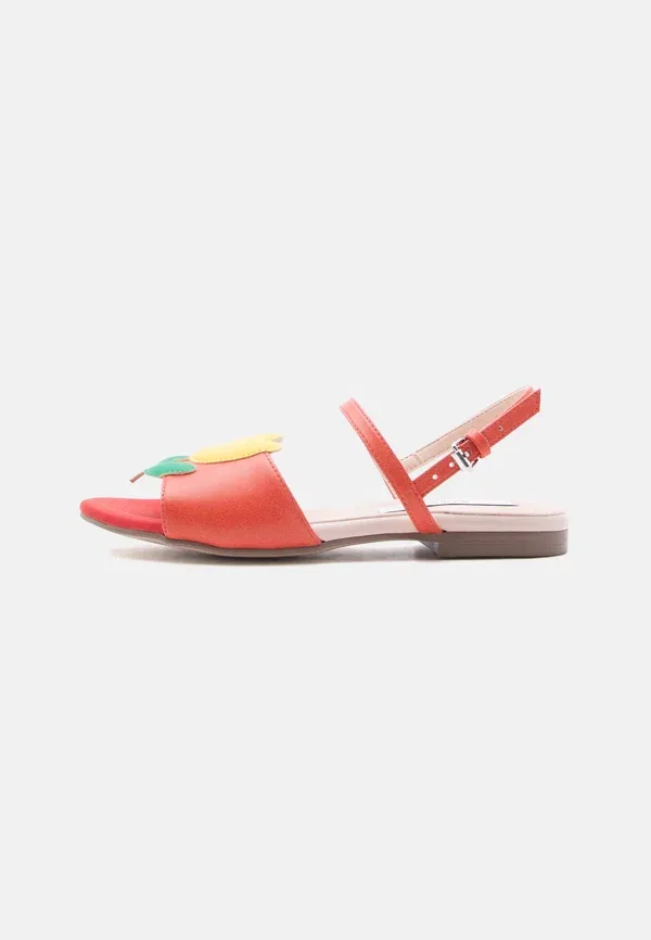 Босоножки без подкладки Stella Mccartney Kids, красный