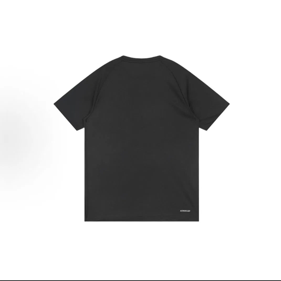 Футболка Adidas Black Crew Neck Moderate Straight Fit — фото 3