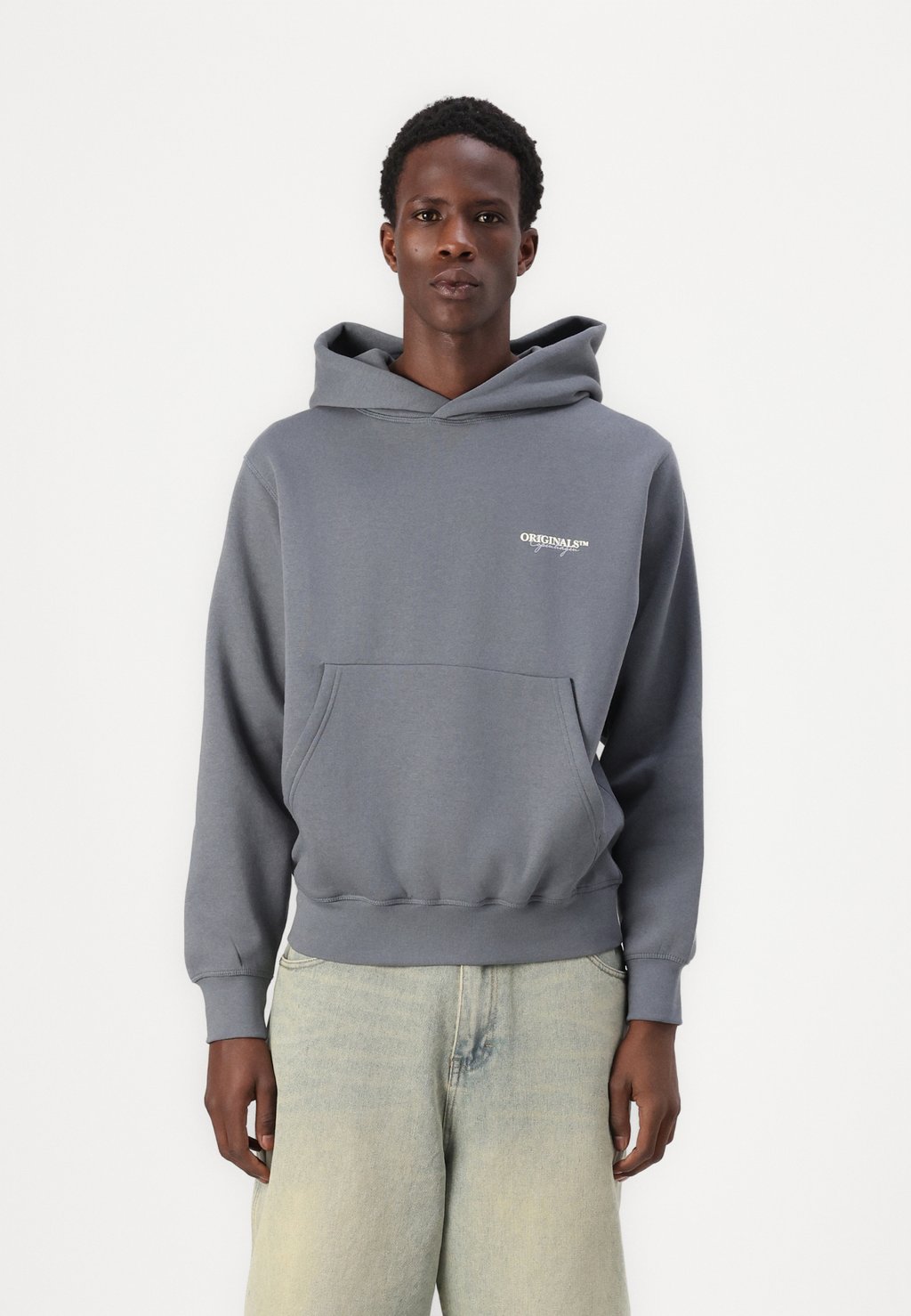 

Толстовка с капюшоном JORISLINGTON BACK HOOD Jack & Jones, серый