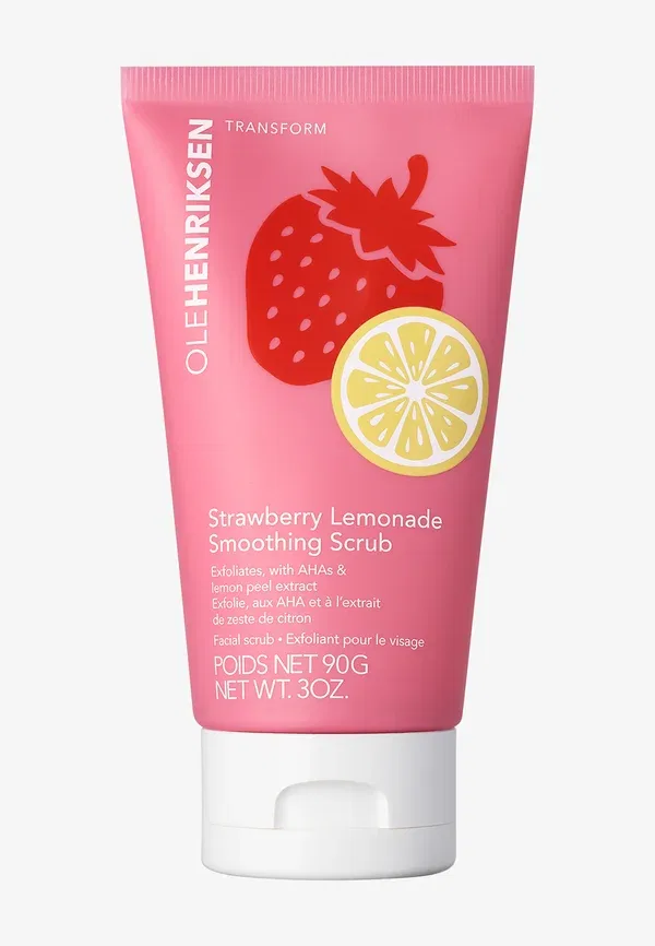 Скраб для лица с AHA и сахаром Lemonade Scrub Olehenriksen, Strawberry, 90 г