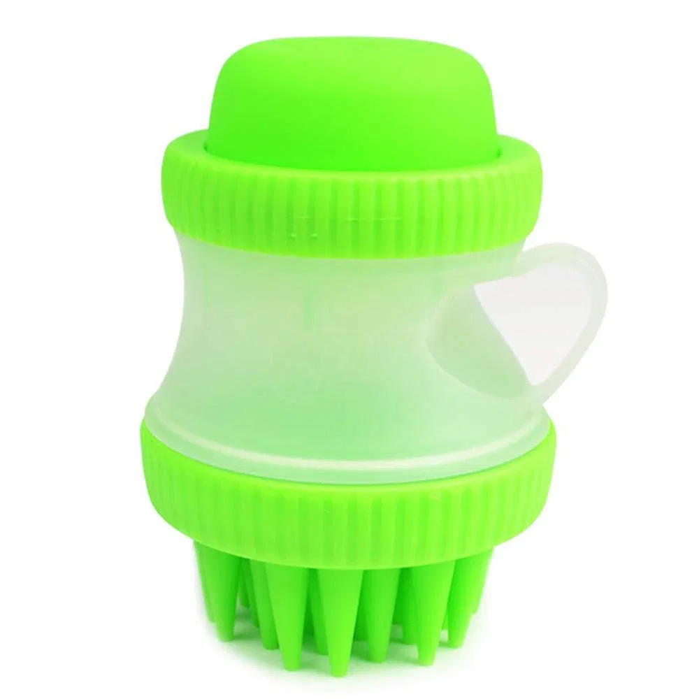 Щетка для купания питомцев Tutoy, 11x8 см, Green