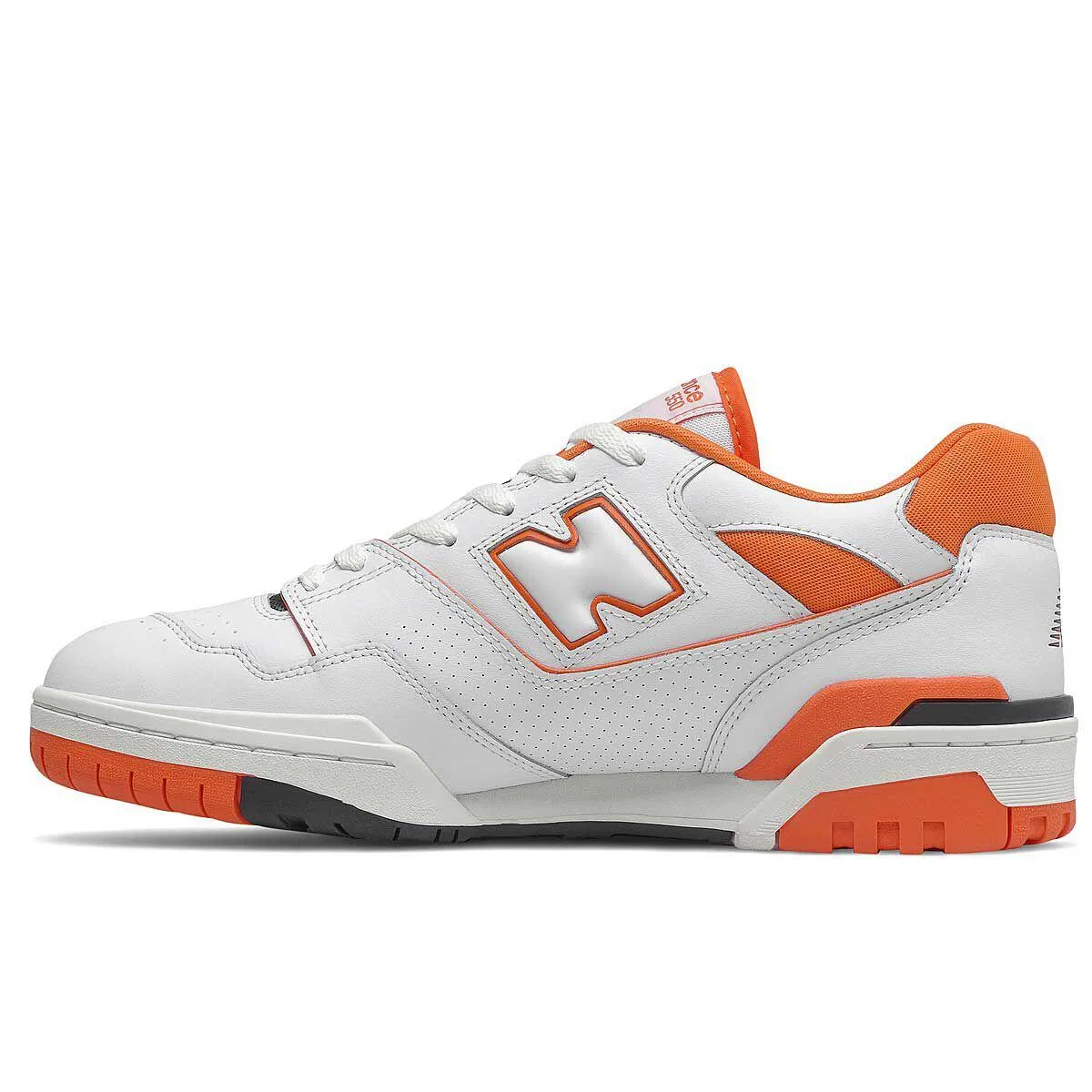 Детские кроссовки с ретро-дизайном 550 Syracuse New Balance, White Orange — фото 2