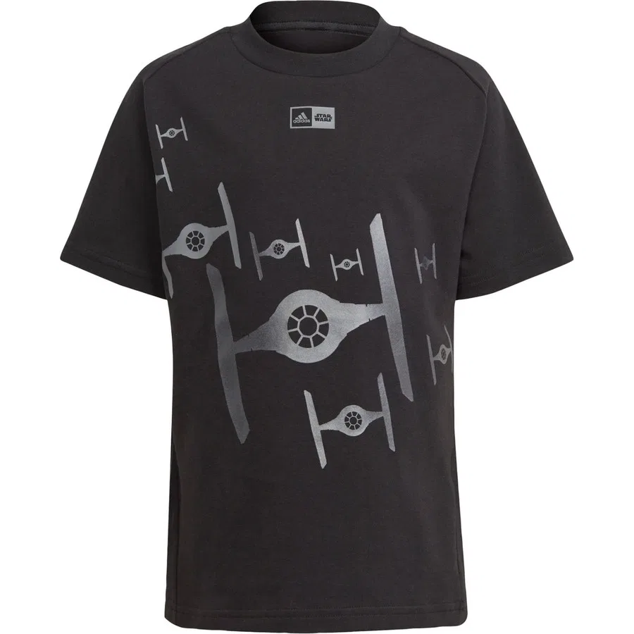 Футболка с принтом adidas x Star Wars Z.N.E. Tee, adidas, Черный — фото 4