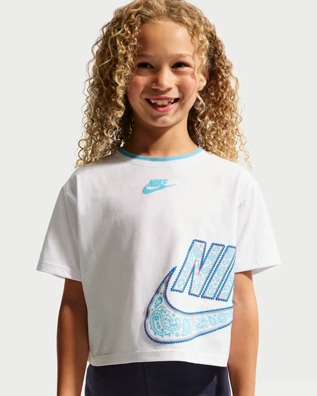 Детская футболка Nike Retro Remix, White