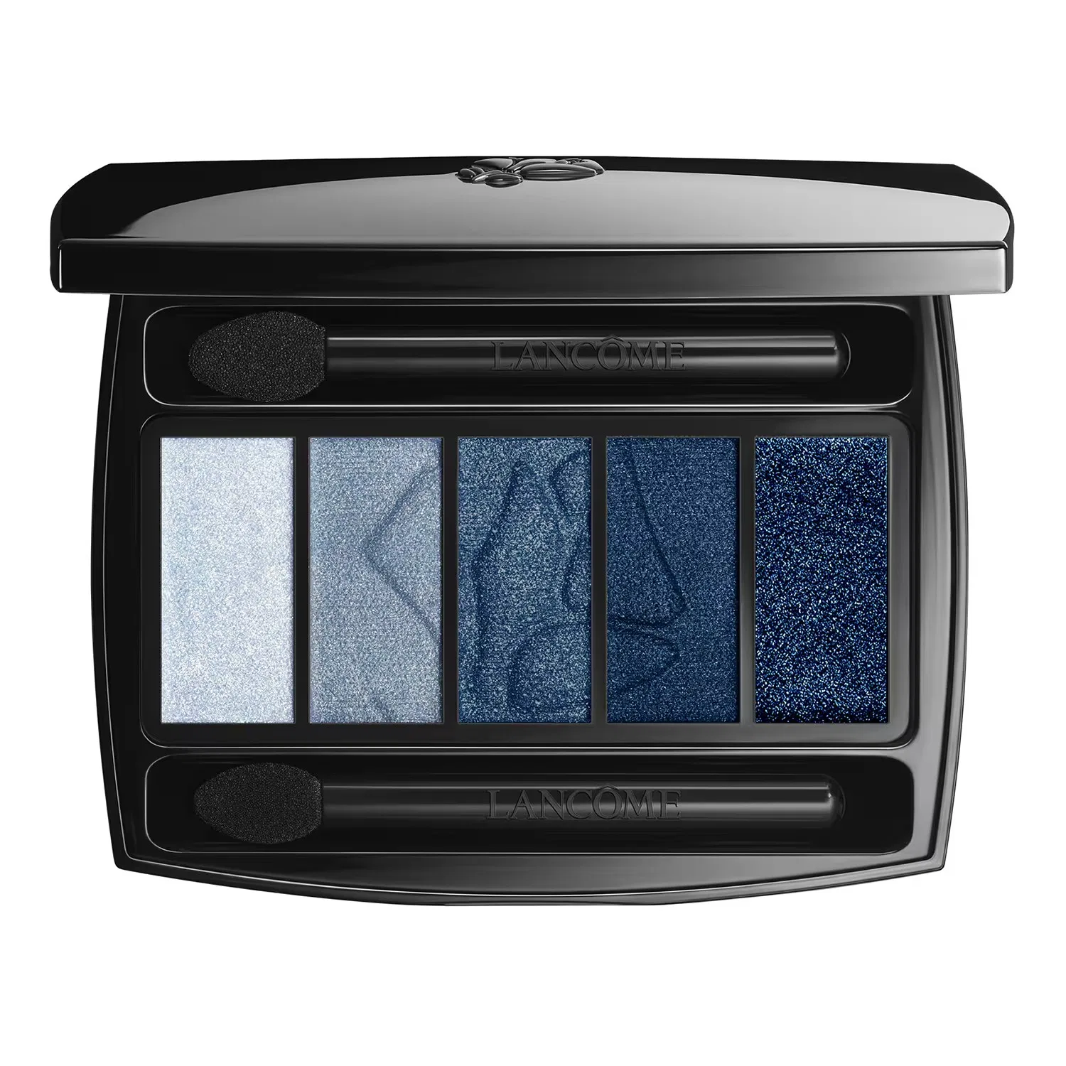 Палитра теней для век 4 г с кистью LANCÔME, Drama Denim