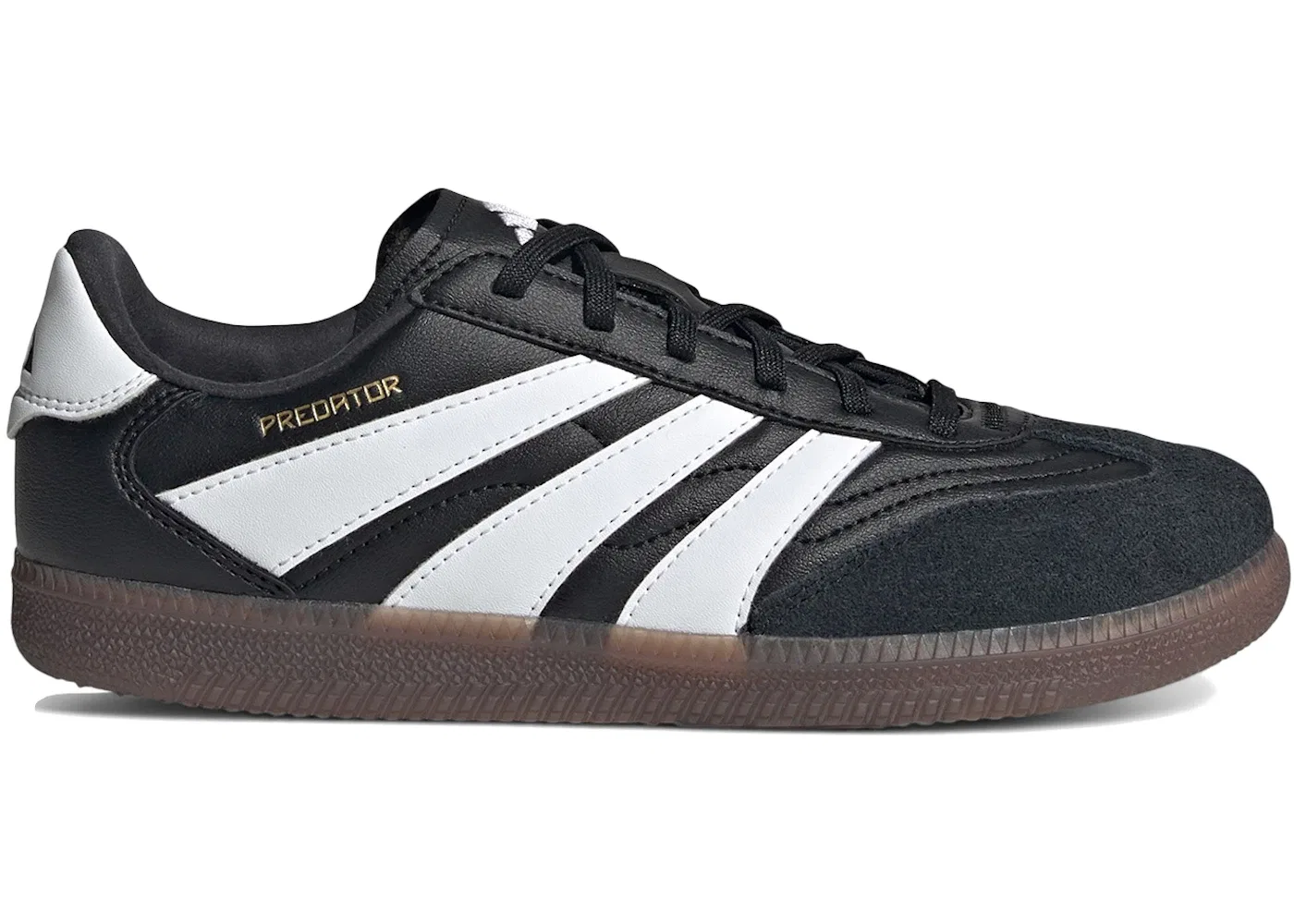 Детские кроссовки для активного отдыха Adidas Predator Freestyle Indoor, Core Black/Cloud White/Gold Metallic