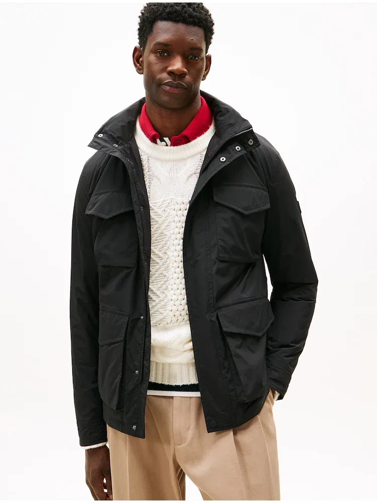 Куртка легкая упаковываемая Field Jacket TOMMY HILFIGER, Black