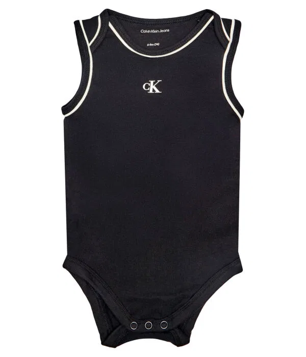 Детский комплект боди 2 штуки Calvin Klein Jeans, Écru — фото 4